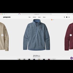 XS Patagonia 1/4 zip better sweater